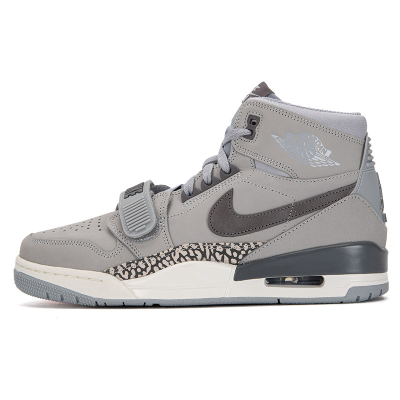 nike耐克男鞋jordanaj312新款灰色高帮运动鞋篮球板鞋
