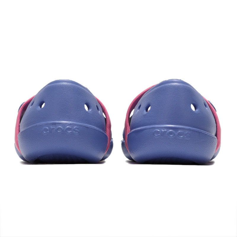 crocs卡骆驰女童运动凉鞋夏季新款儿童蓝色轻便童鞋
