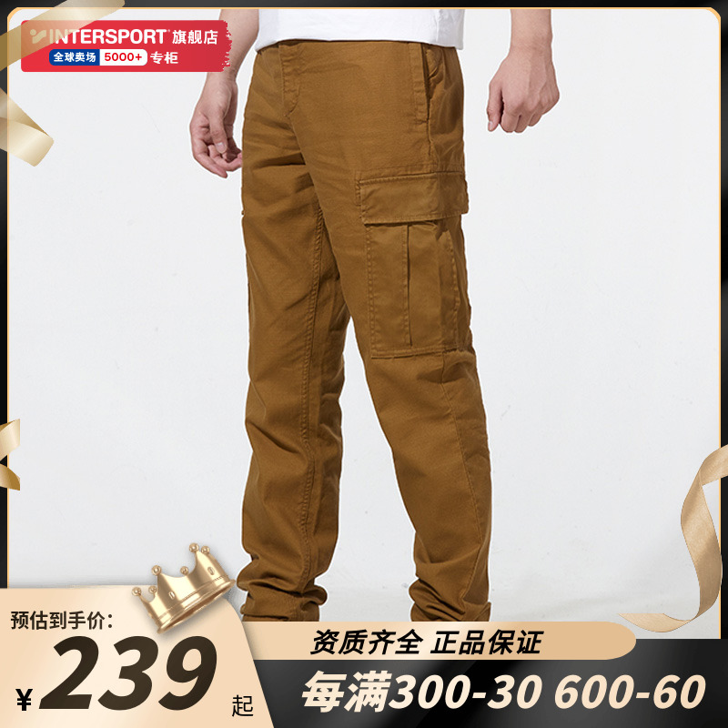 Timberland添柏岚男裤长裤秋季户外直筒休闲工装裤纯棉裤子A2D1N