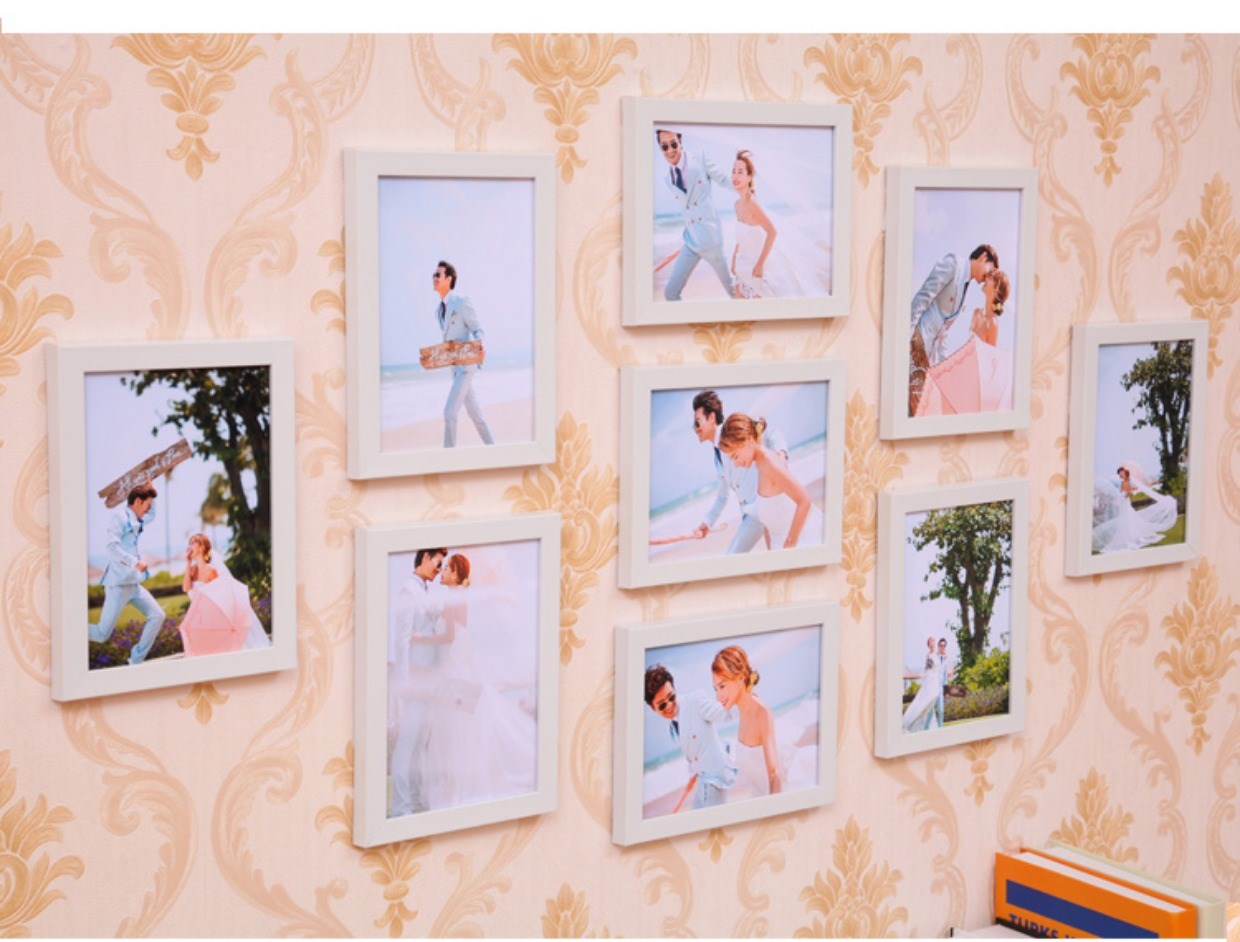 七寸创意相框七寸组合照片墙创意简约现代挂墙个性套装儿童房可爱