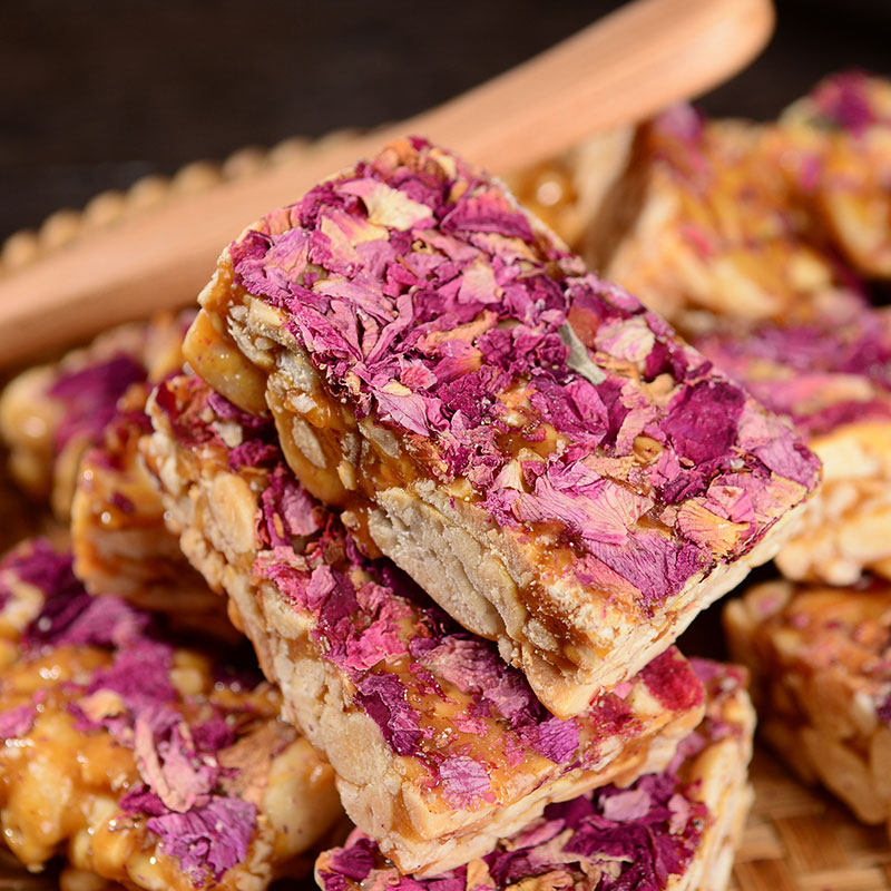 春城印象玫瑰酥糖云南特产糕点下午茶零食小吃休闲食品传统中式糕点