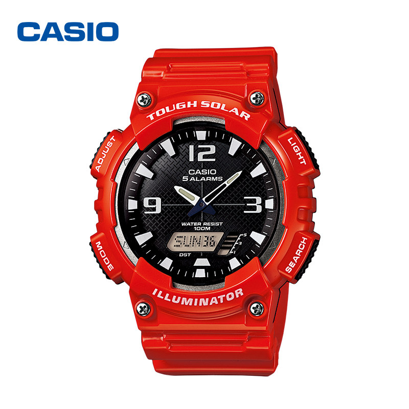 卡西欧海外旗舰店官网官方时尚潮流运动防水手表男士aq-s810w系列