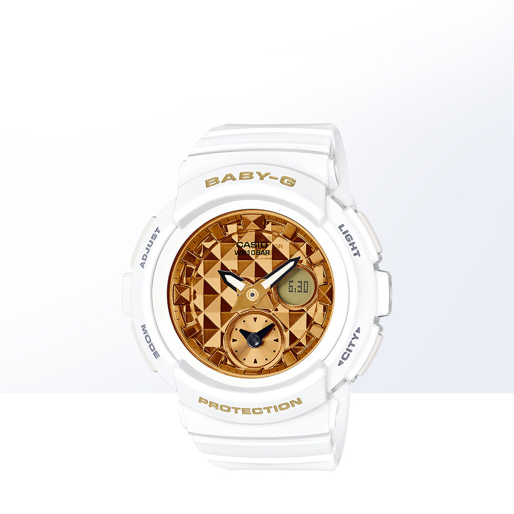 直营casio卡西欧baby-g运动时尚朋克风女防水手表日韩腕表