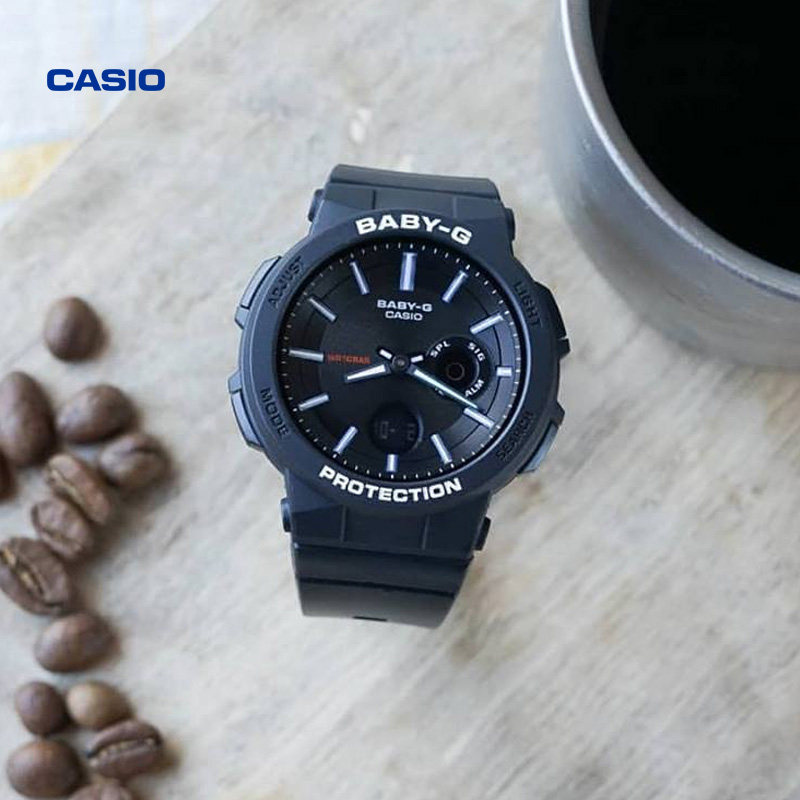 卡西欧旗舰店bga-255防水潮流运动ins手表女官官方日韩腕表