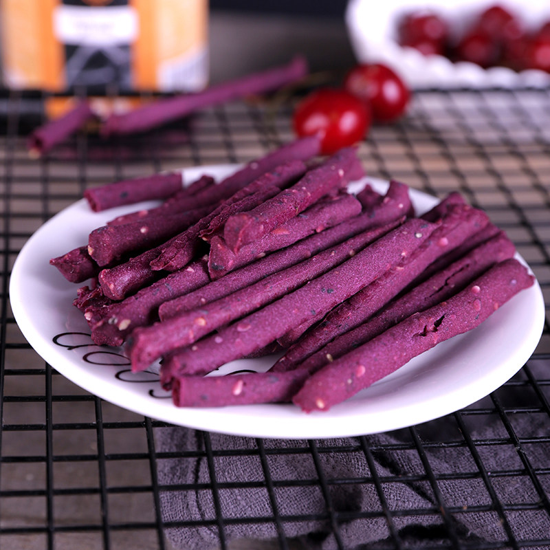 【橙子快跑】紫薯棒代餐无油无添加蔗糖饱腹代餐小零食