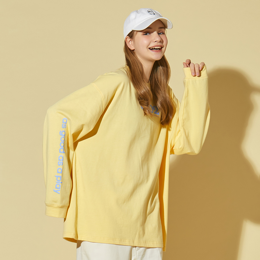 【INRM官方店】早秋原创基础3A02长袖tee情侣男女宽松潮牌打底衫