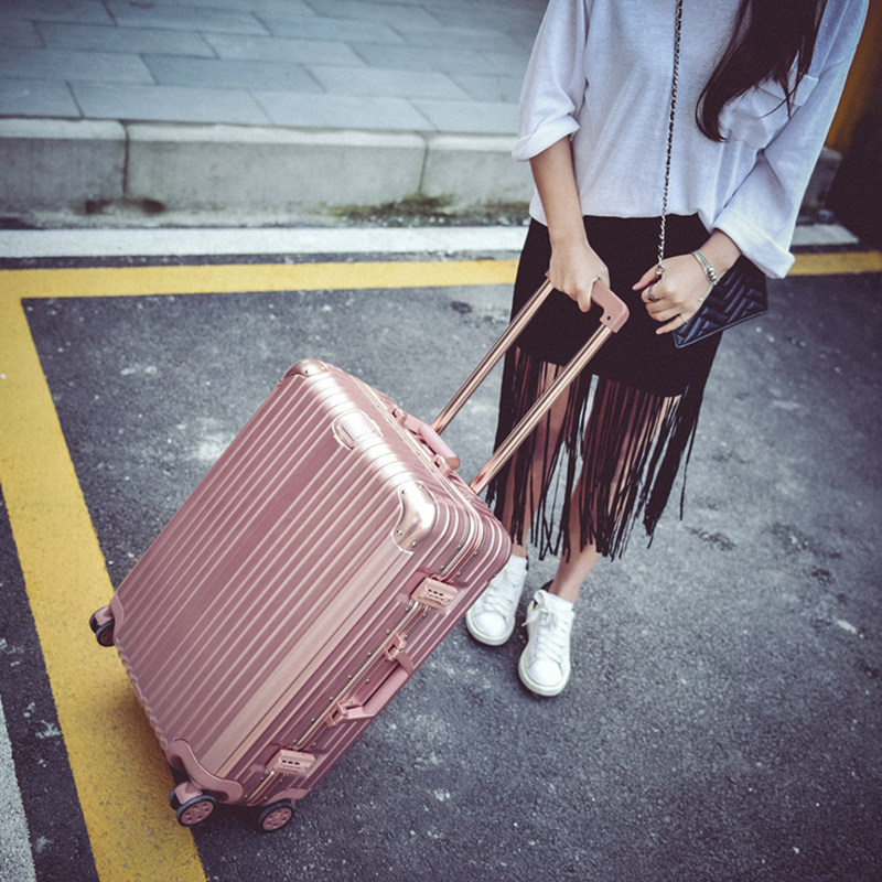 钻石29寸铝框拉杆箱万向旅行箱行李箱男女密码箱旅行箱