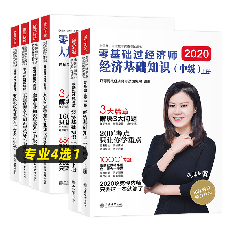 刘艳霞零基础过经济师2020年环球网校中级经济师人力资源工商管理财政