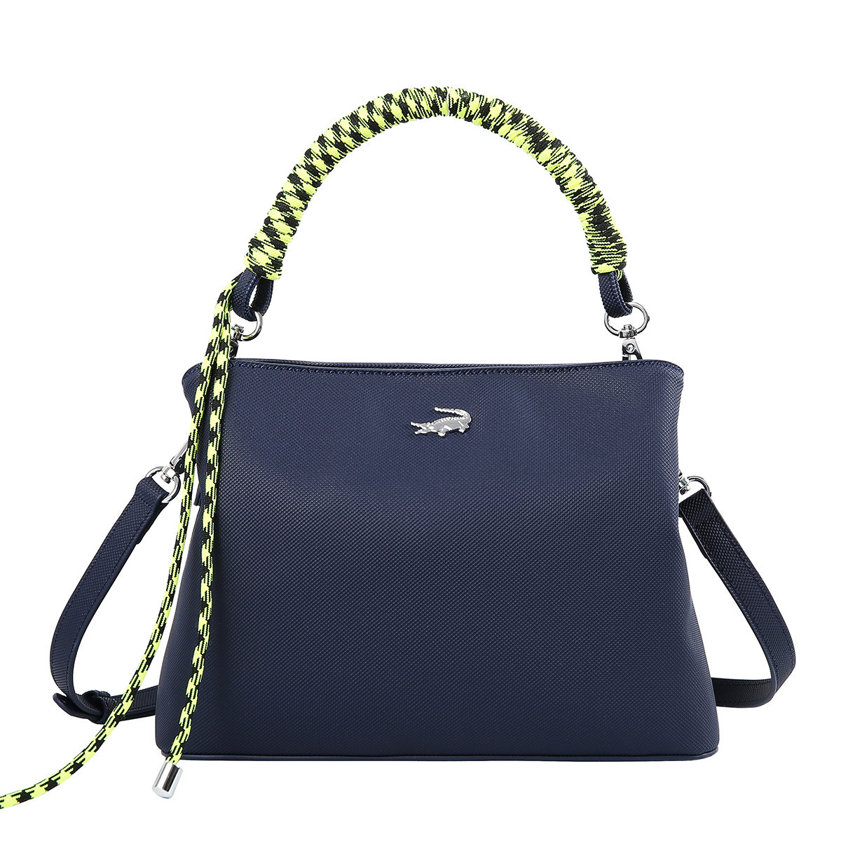 卡帝乐鳄鱼新款女士斜挎包纯色简约单肩2019时尚潮韩女士包袋