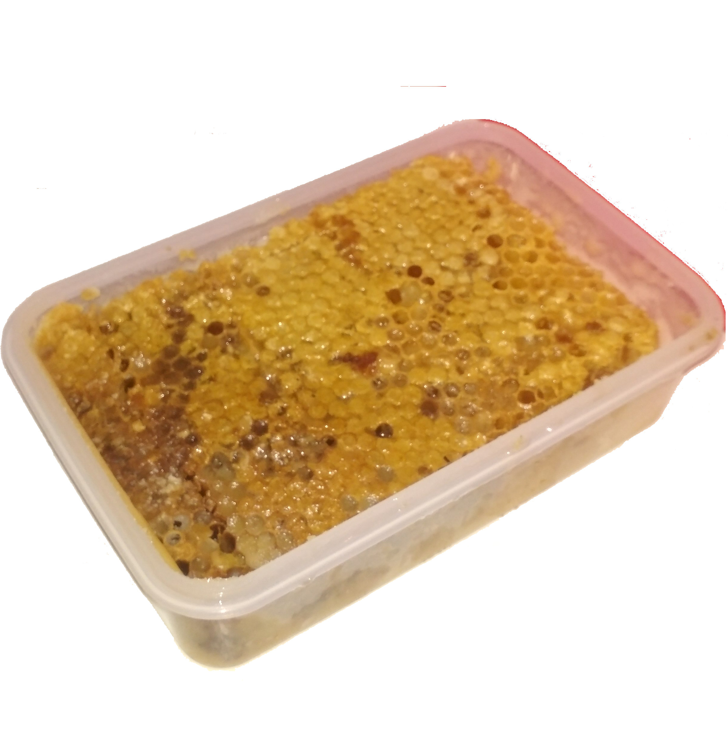 秦岭土蜂蜜野生天然农家自产固结晶蜂蜜纯正天然蜂巢蜜嚼着吃包邮