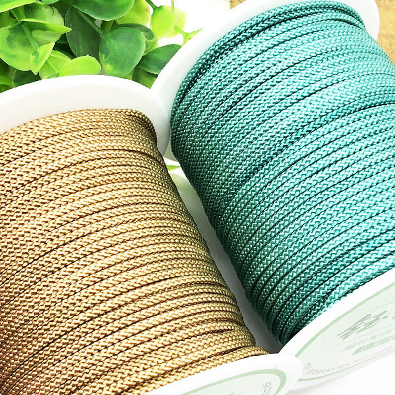 50米2mm粗曼波线项链绳吊坠绳珠宝编绳线diy配件文玩手串耐磨玉线