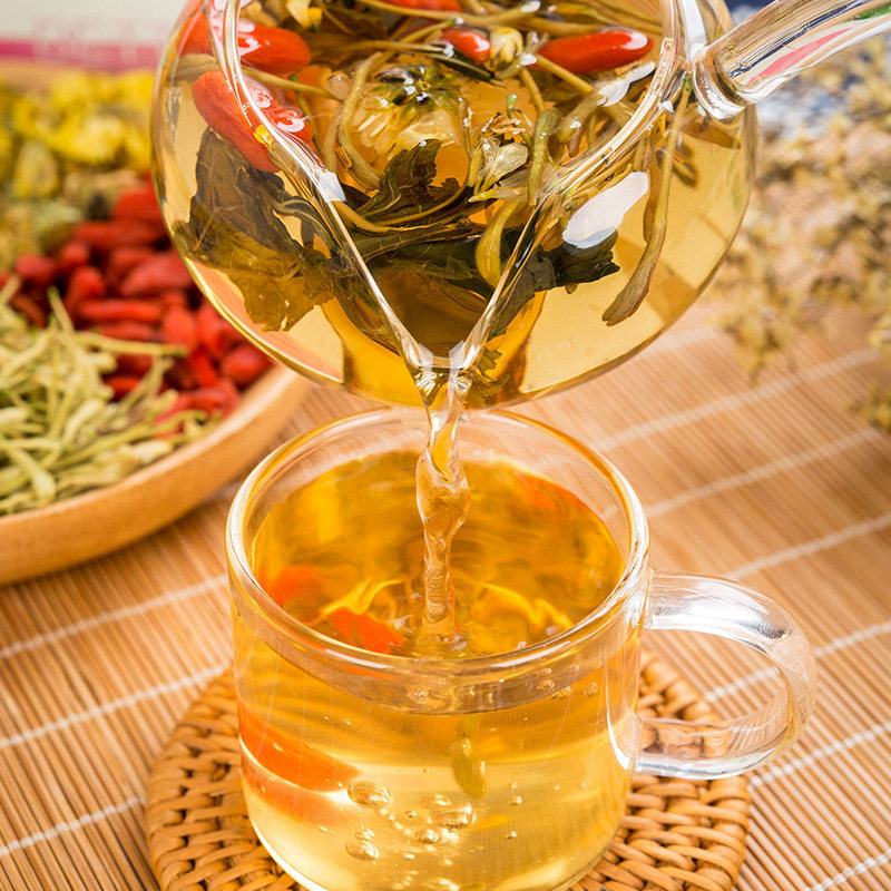 金银花菊花枸杞茶组合花茶金银花决明子菊花茶枸杞子桑叶茶泡水