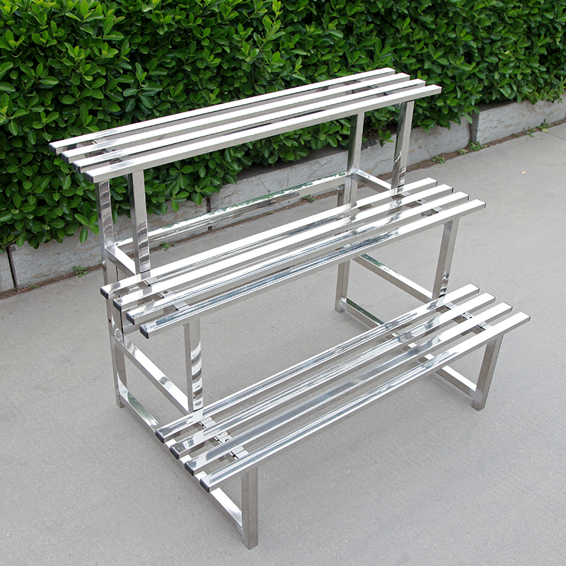 花盆不锈钢花架阳台户外多层阶梯置物架室内落地花架