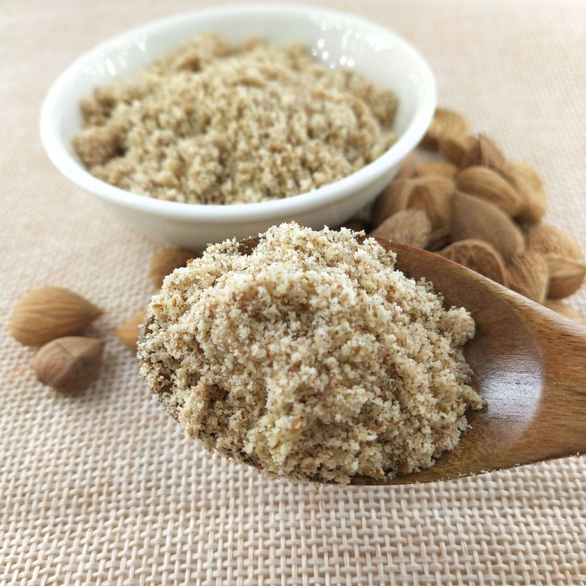 杏仁中药材粉带去皮苦甜500克包邮杏仁