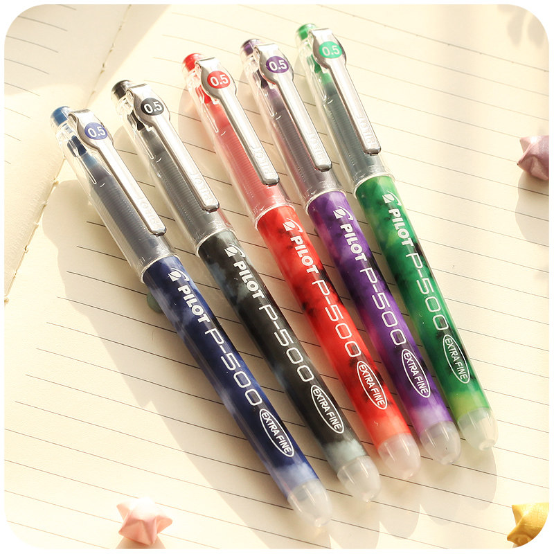 p50 中性笔bl pilot日本百乐笔 签字笔针管考试笔0.5mm 包邮 p500