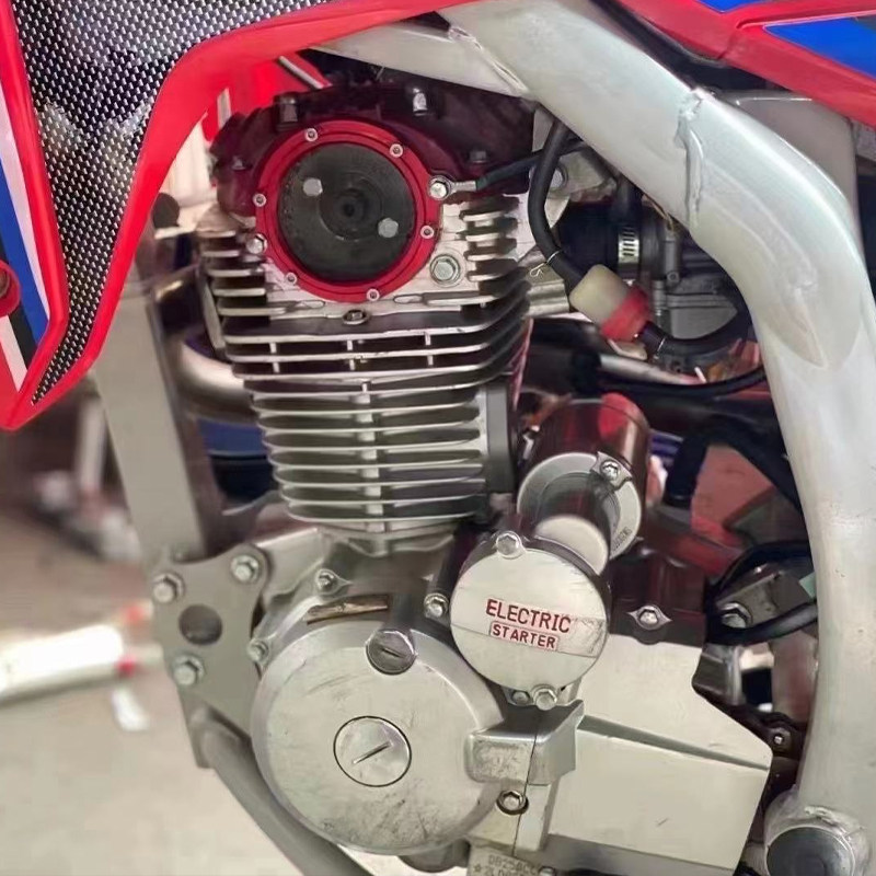 海陵m4mx6华洋t4极盗者越野车cb250风冷改装小大缸头透明正时盖