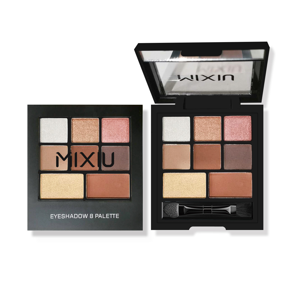 米修ins风八色珍珠眼影盘闪粉珠光防水(热品库)