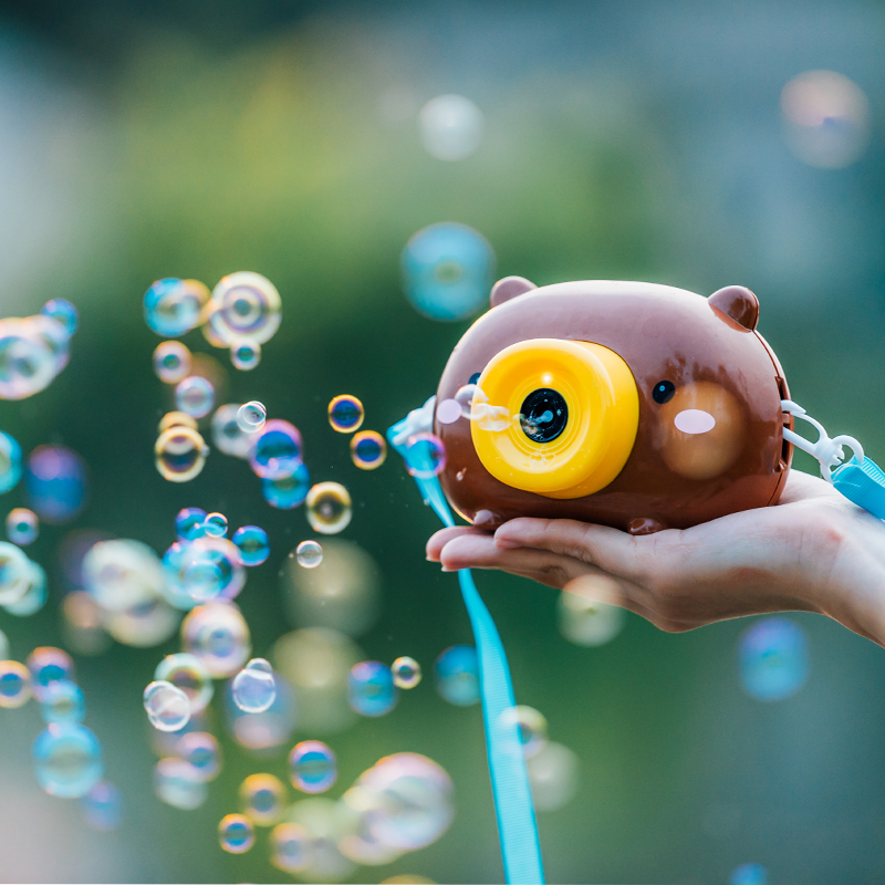 网红电动吹泡泡泡机抖音同款少女ins小猪地摊吹泡泡