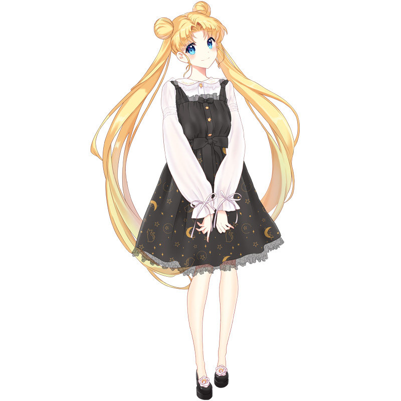 睿漫 美少女战士雪纺背带裙网纱衬衫心机女装二次元衣服动漫周边