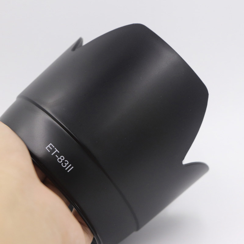 遮光适用佳能et-83ii老款70-200mm2.8l小白镜头77mm遮光罩