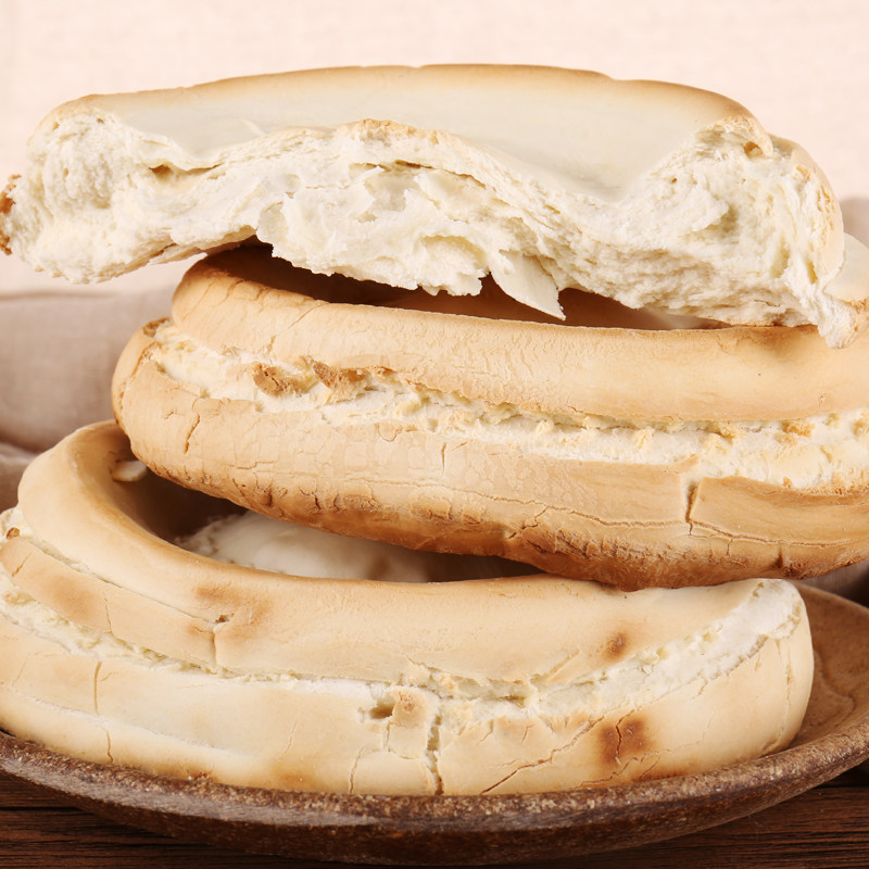 潍坊杠子头山东手工硬面火烧杠子馍北方面食火烧饼馒头10个包邮