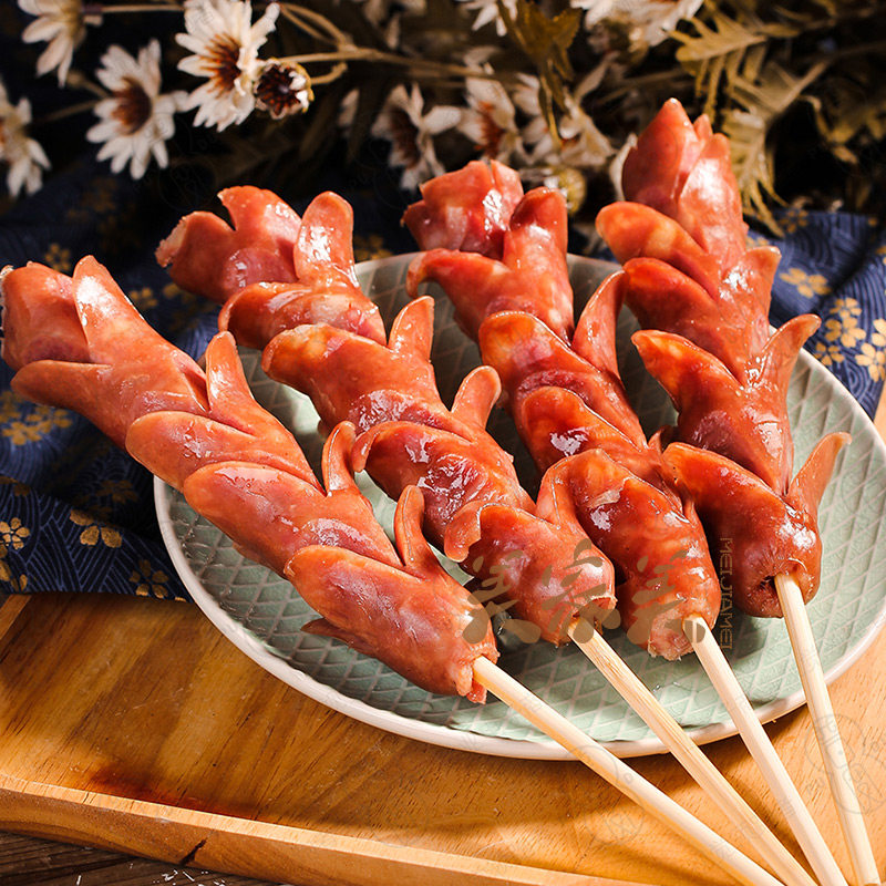 正宗实拍实物广式即食油炸8只125g手工精品香肠