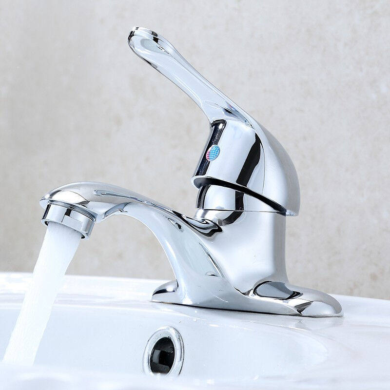 迪尔双孔冷热冷热水水龙头浴室三孔卫生间洗手洗脸盆面盆龙头