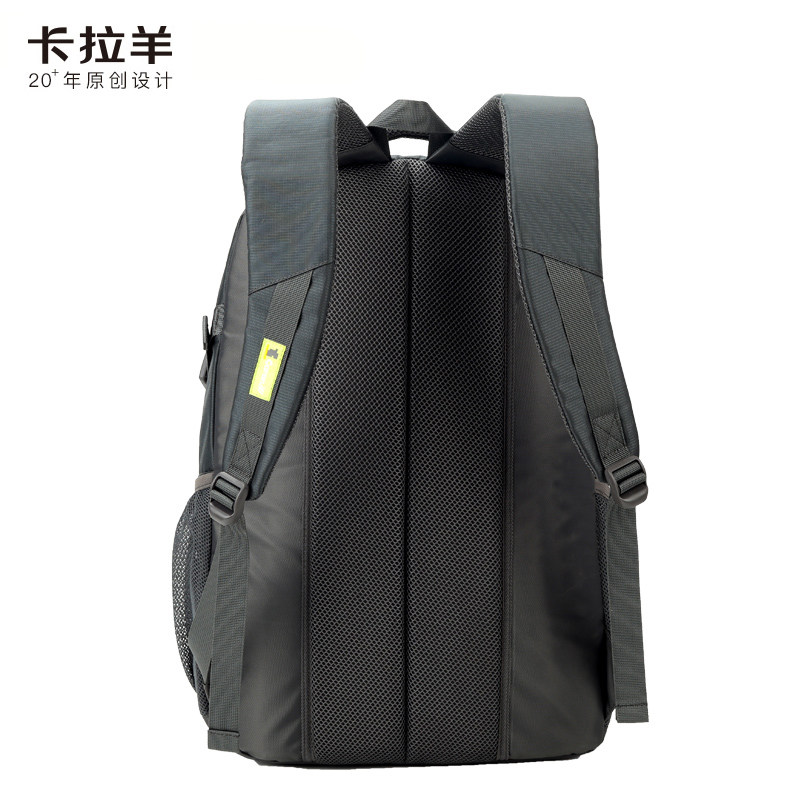 卡拉羊大容量双肩包休闲泼水初高中学生书包旅行背包双肩背包