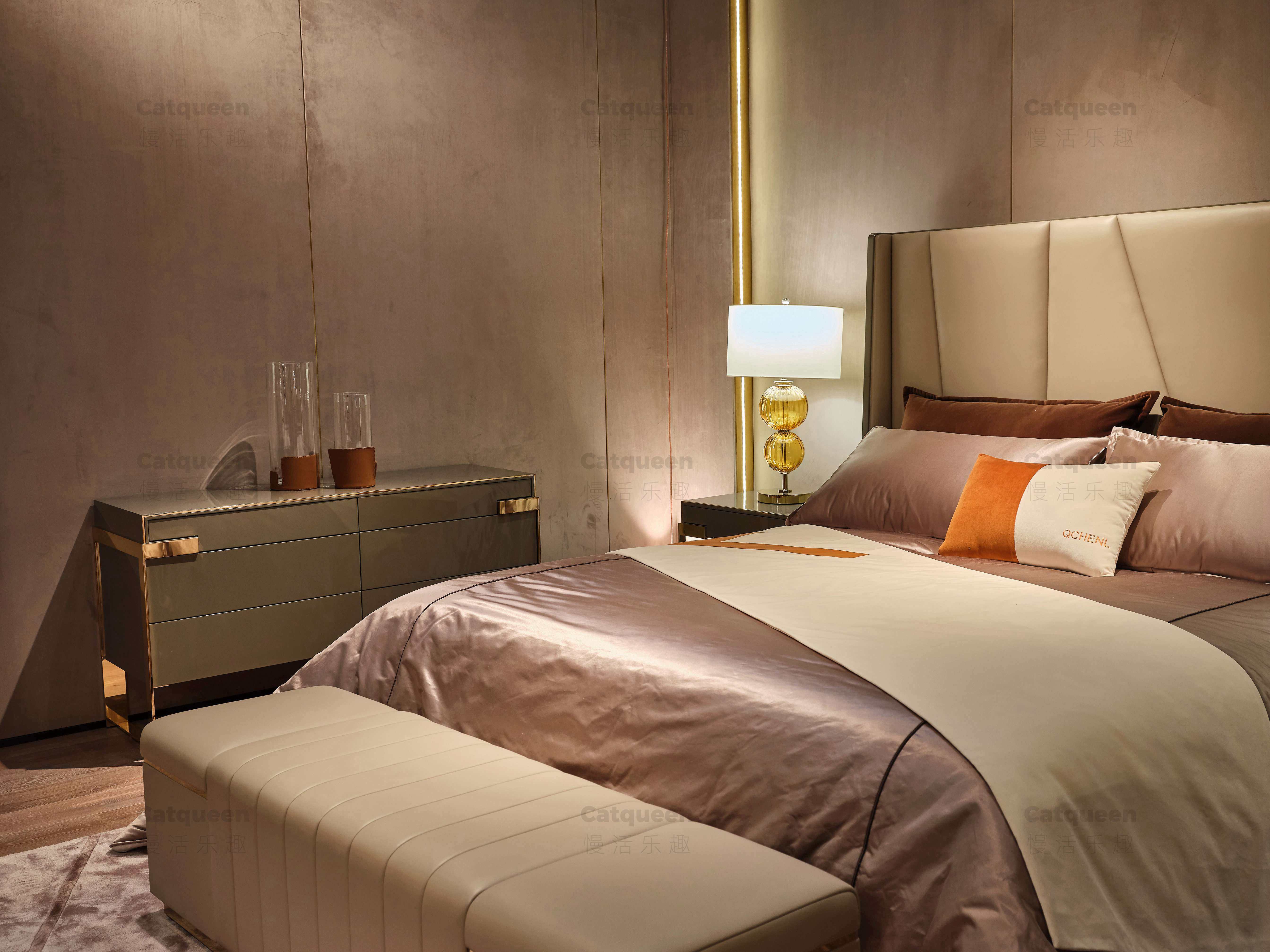 定制家具芬迪fendi款轻现代意大利实木衣柜