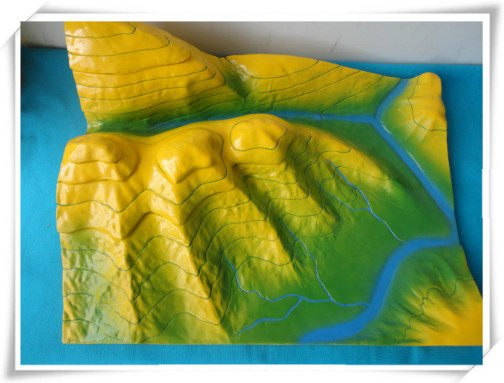 34015等高线地形图判读模型57cmx44cm地理教学仪器教学仪器