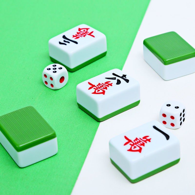 麻将家用麻将牌手搓一级迷你