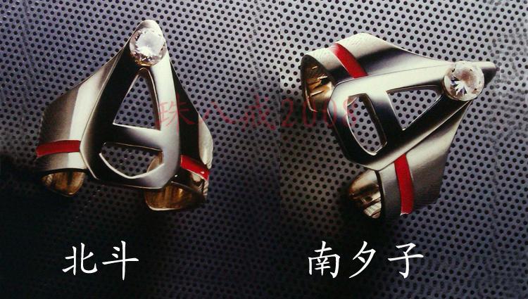 戒指艾斯首饰情侣奥特曼男女南夕纯银不褪色变身戒指