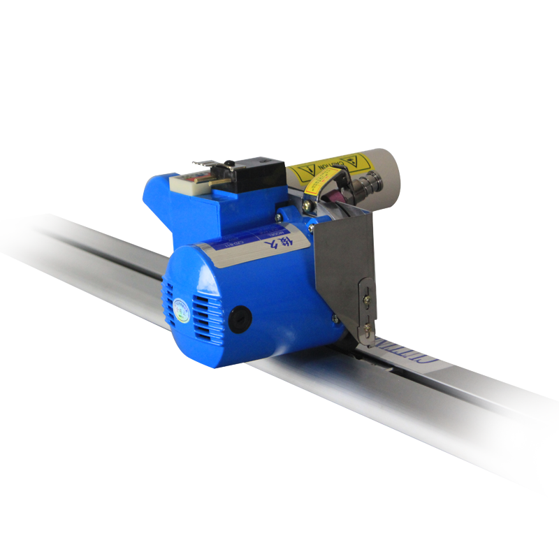 启森大功率高速轨道式断布机液晶计数裁布机自动电剪