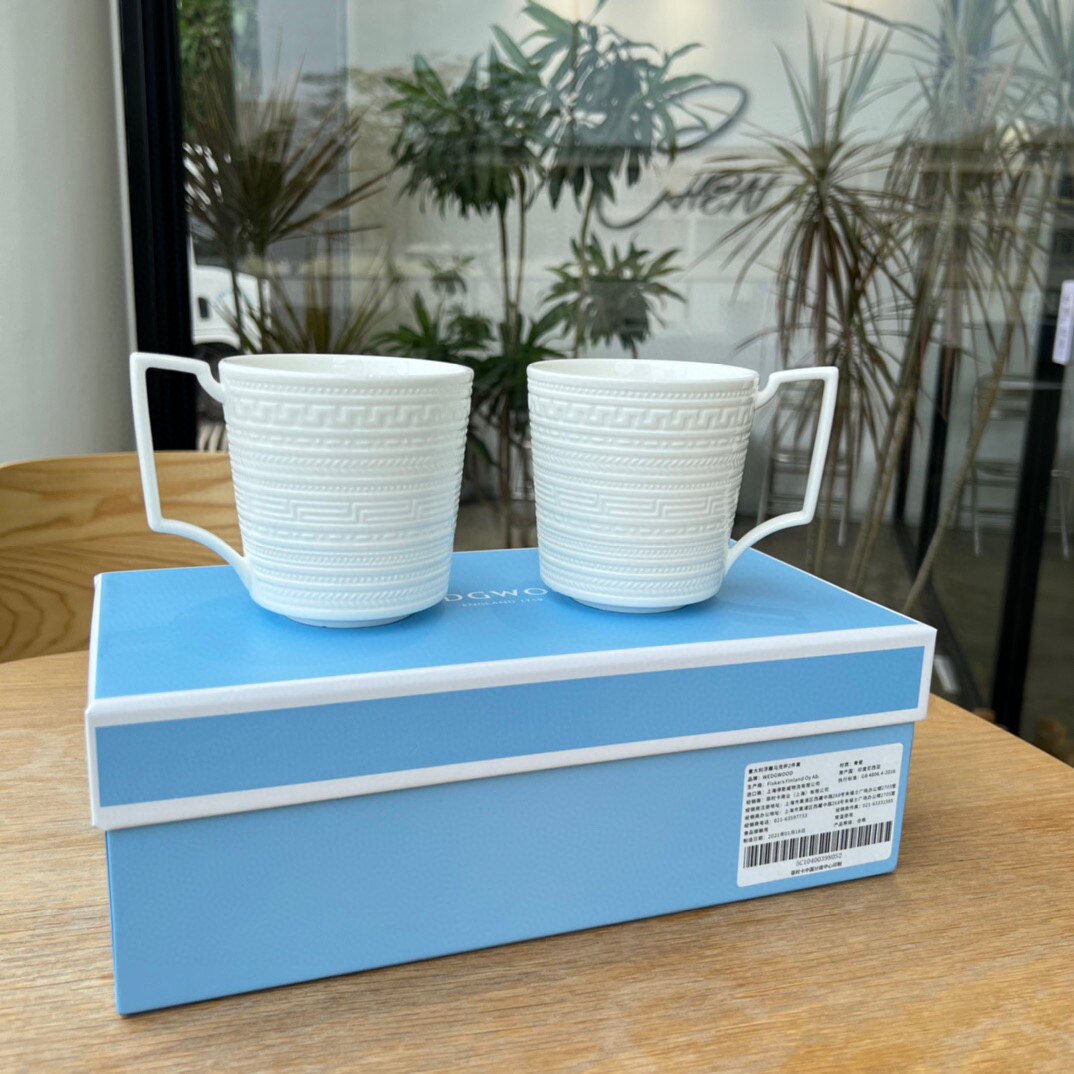 wedgwood英国玮致浮雕系列马克杯水水杯套装礼盒马克杯