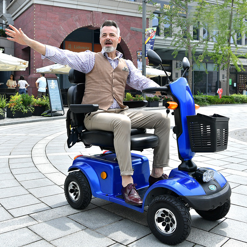 vitafom老年人四轮电动代步双人残疾豪华助力电瓶车老年代步车