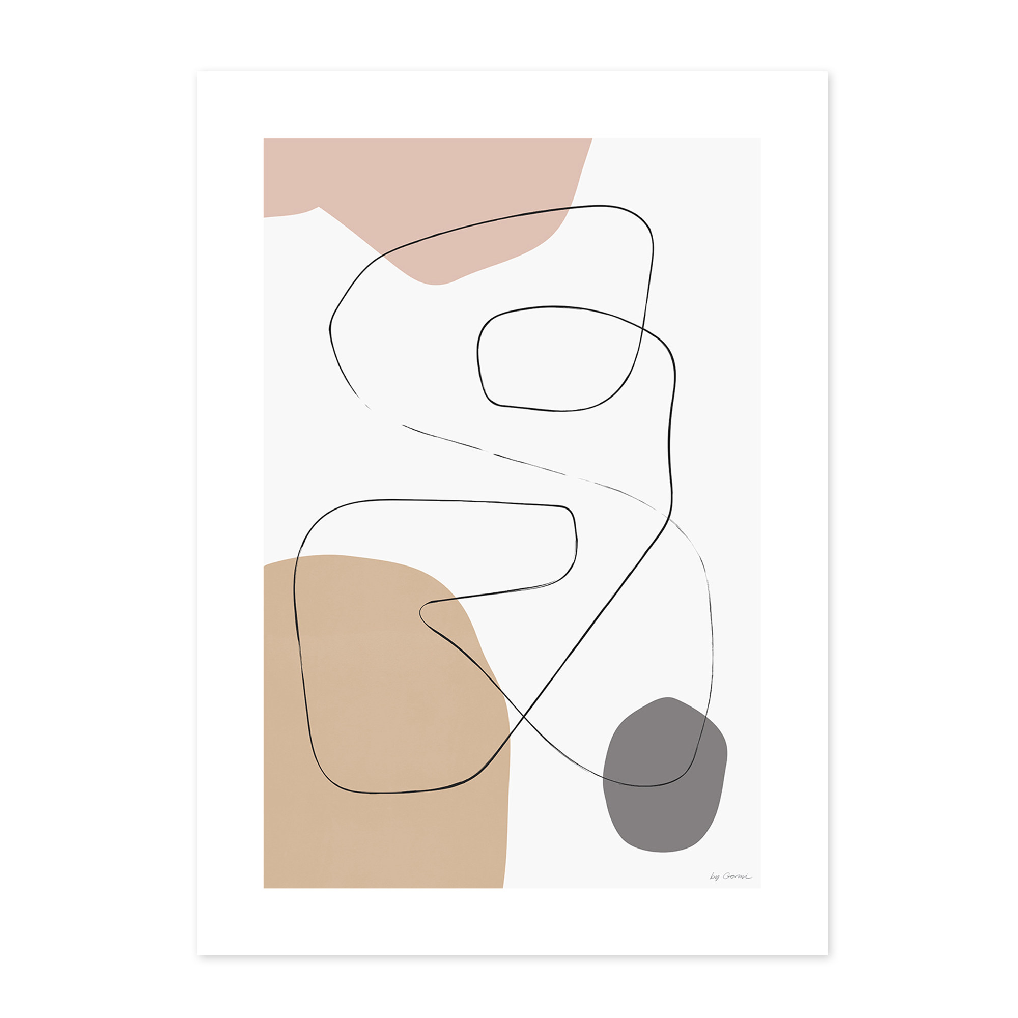 dearfbygarmitheposterclubnglines线条丹麦现代装饰画