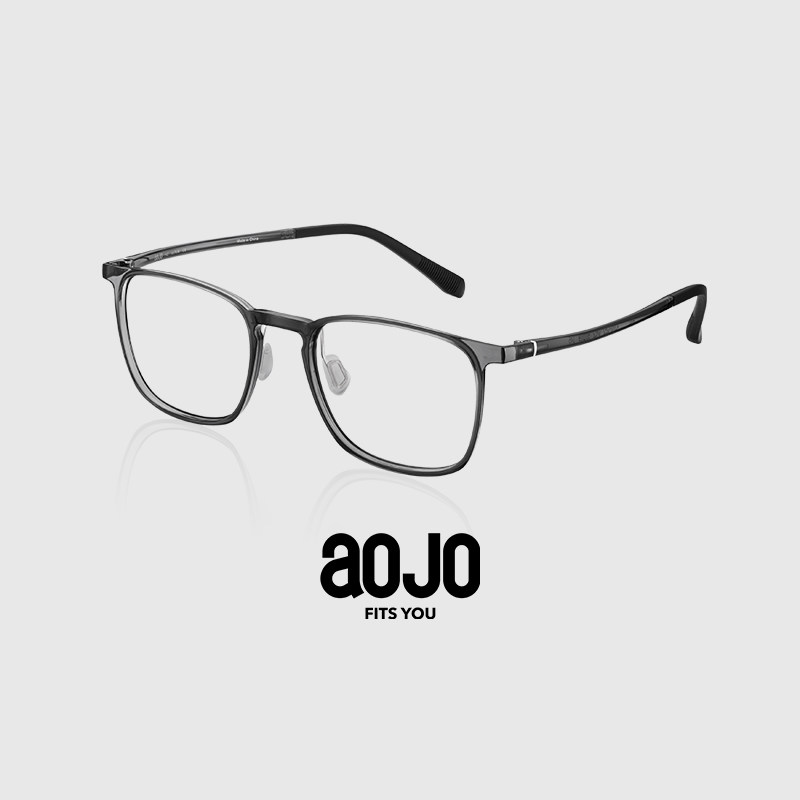 近视aojo镜架氢气系列aj102fg152黑框眼镜镜框近视眼定制成品光学镜
