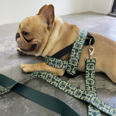 狗狗背心式遛绳子法斗柯基金毛中型大型宠物背带家用牵引带