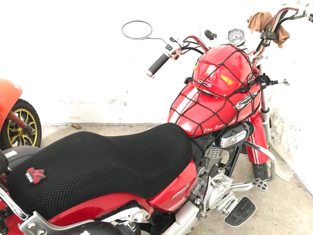 适用摩托车坐垫宗申追求zs12550s加厚3d网状防晒摩托车坐垫