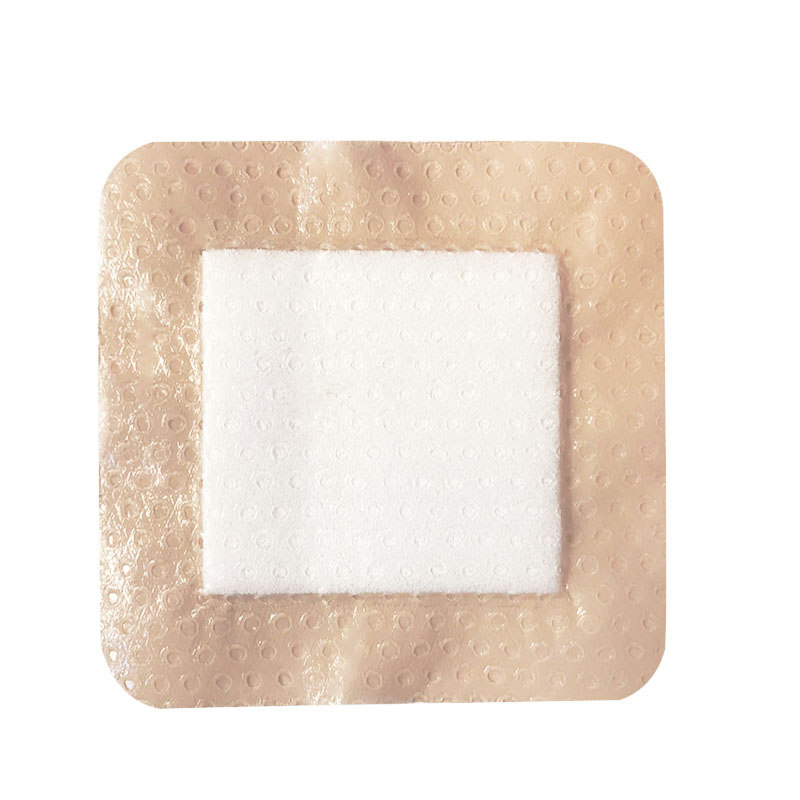 硅凝胶有边型自粘软聚硅酮泡沫敷料贴7.5x7.5cm褥疮贴伤口压疮贴