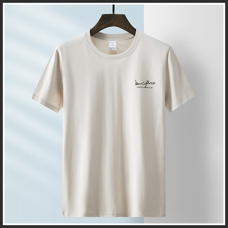 2022夏季新款短袖男潮牌纯棉t恤宽松打底衫半袖大码体恤衣服百搭