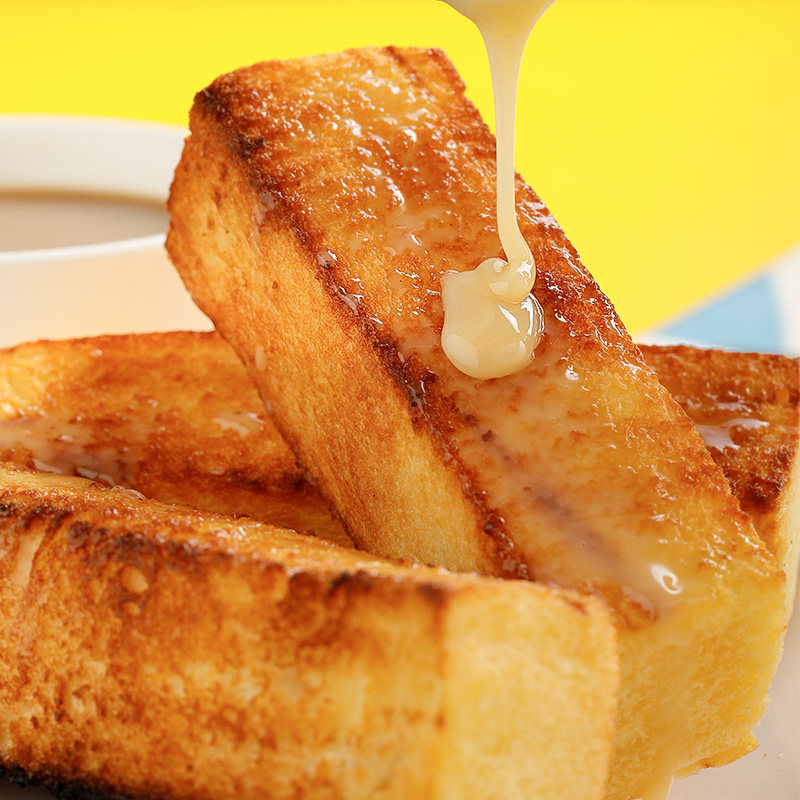 烧烤木屋黄油西多士吐司小吃零食半成品食材4片其它