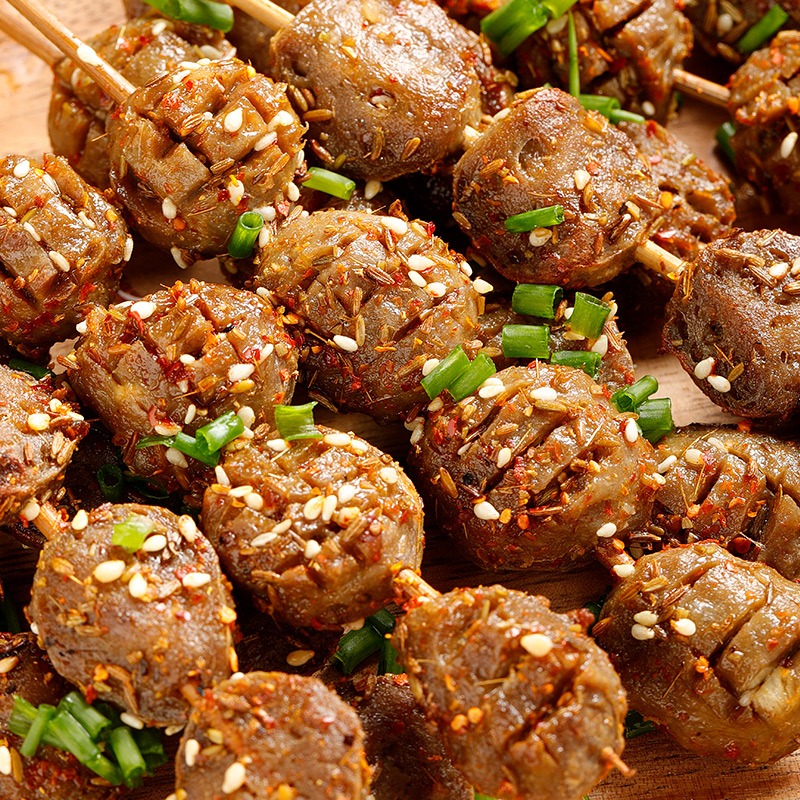 木屋烧烤食材半成品潮汕手打牛筋丸牛肉丸5串其它