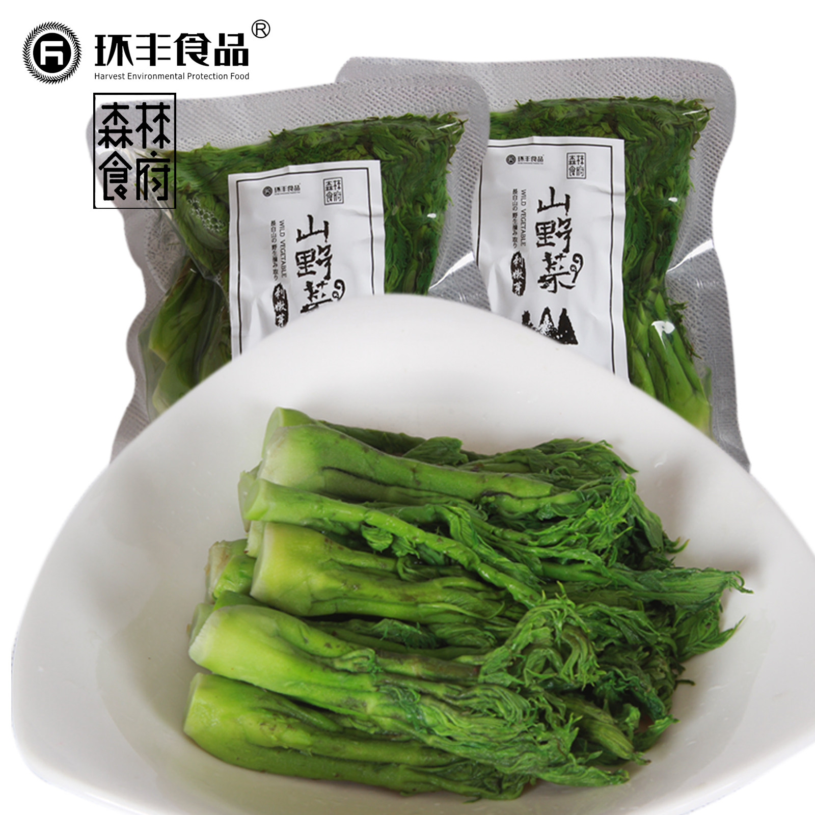 嫩芽东北山野菜礼盒盒装送礼长白山特产刺老芽蘸腌制