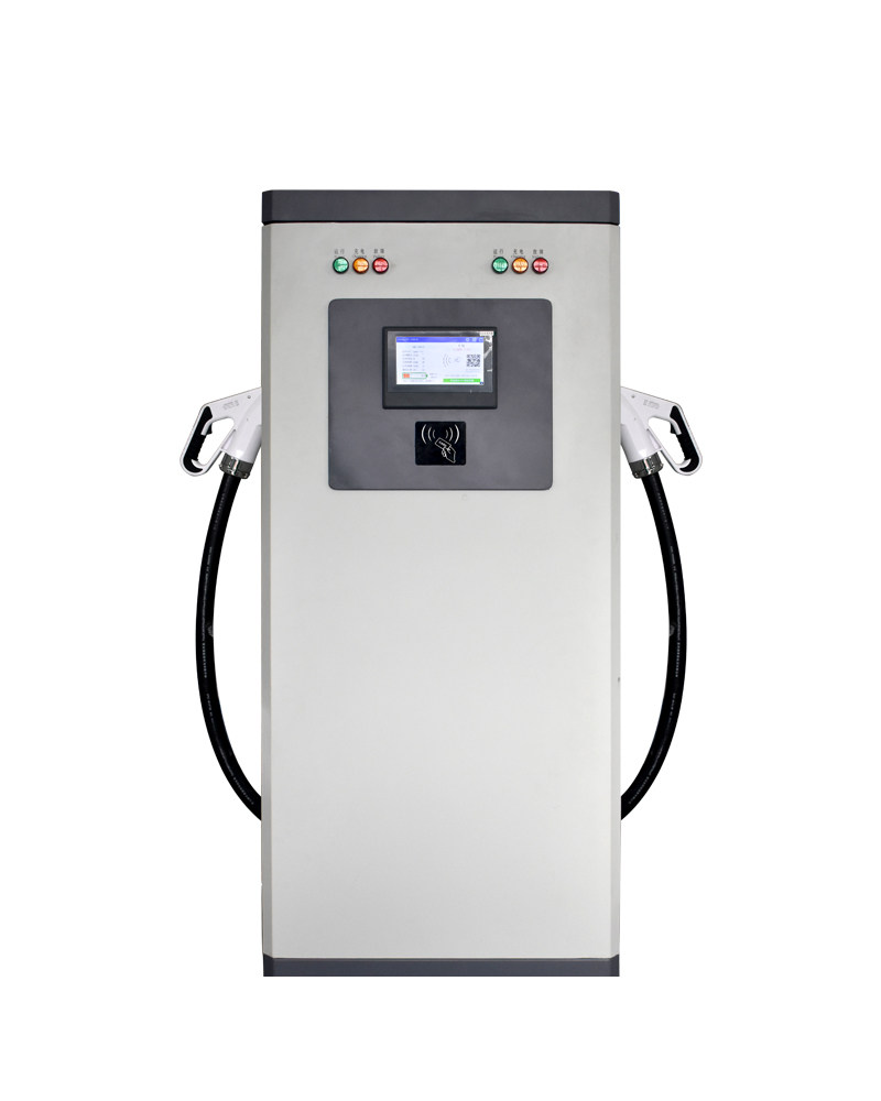 电动汽车新能源充电直流双枪120kw国标通用快充站新能源汽车充电设备