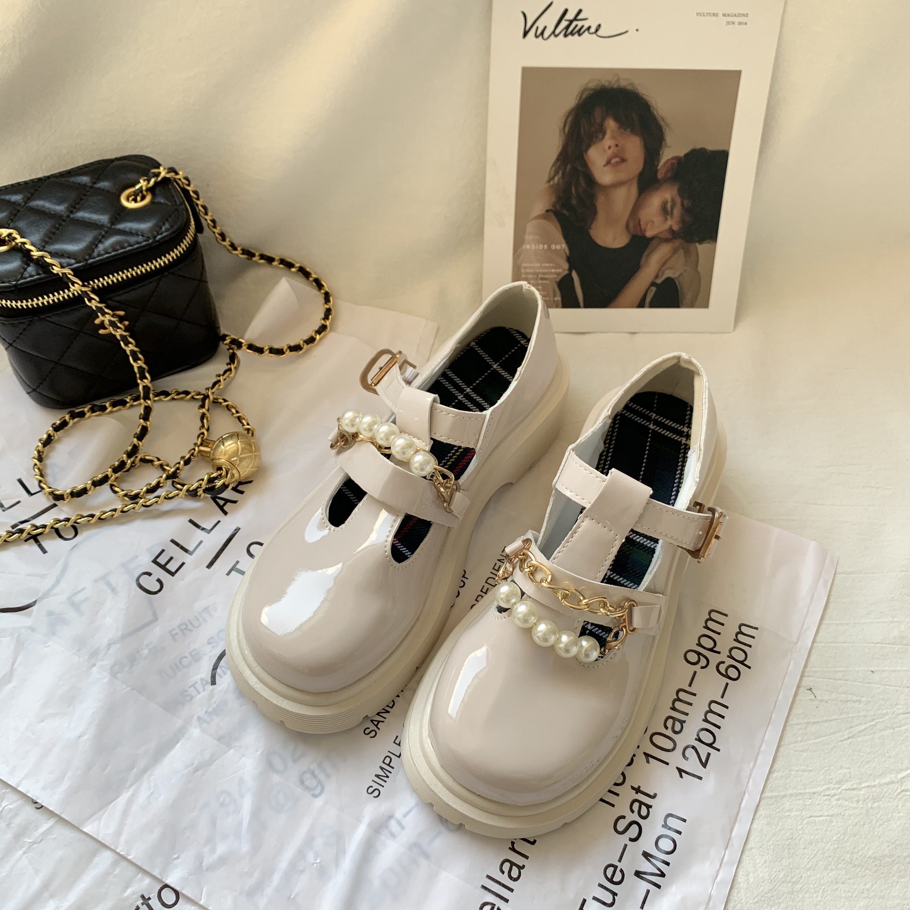 日系女鞋玛丽珍厚底夏季2022鞋单好看乐福皮鞋单鞋