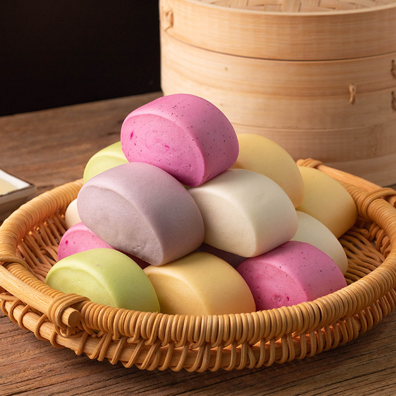 粮觅刀果蔬馒头儿童宝宝营养早餐包子速冻面点包点