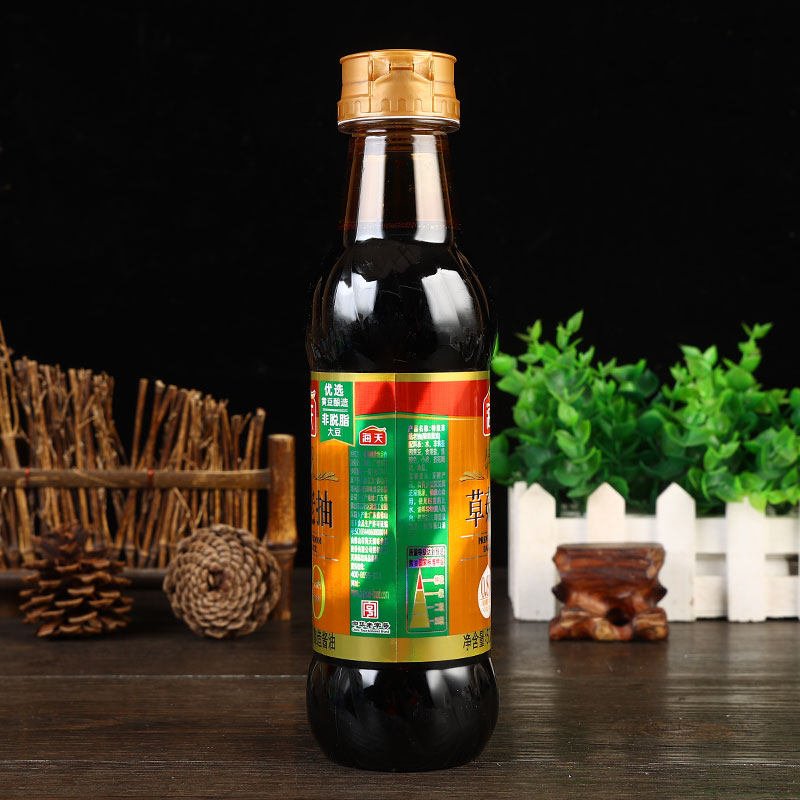 海天特级草菇老抽500ml3瓶家用红烧烧肉炒菜酱油