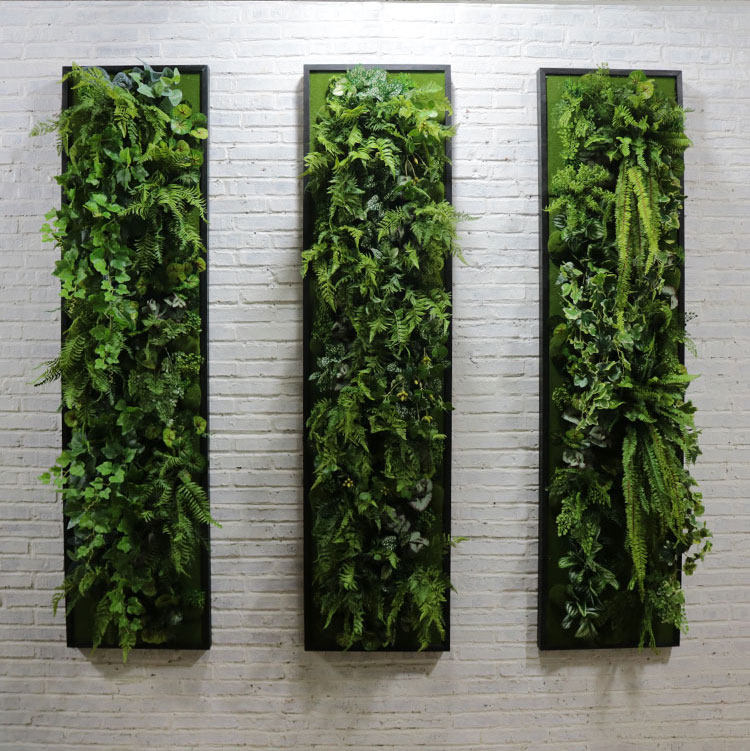 植物绿植装饰仿真墙面挂件背景墙立体假花假草壁饰