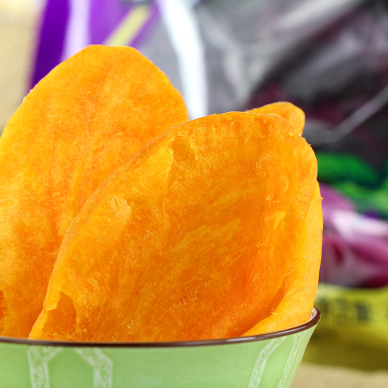 香脆红薯干/紫薯干500g1斤装地瓜干炸紫薯条片红薯条片番薯干食品